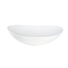 BARONESA Умивальник накладний без отвору під змішувач 60x36x15,5, glossy white