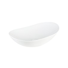 BARONESA Умивальник накладний без отвору під змішувач 60x36x15,5, glossy white