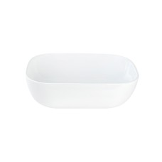 DUQUESA Умивальник накладний без отвору під змішувач 45,5x32x13,5, glossy white