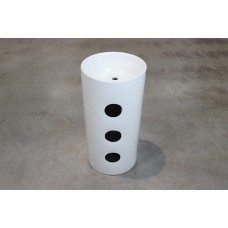 RADILLO-BIA Умивальник вільностоячий з отвором під змішувач 41x41x82, glossy white
