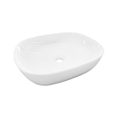 VT Умивальник накладний без отвору під змішувач 46.5x37.5x11.5, white