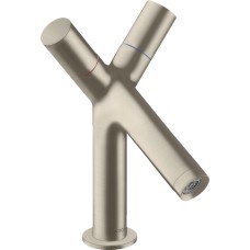 Змішувач Axor Starck 80 для умивальника Brushed Nickel 10030820