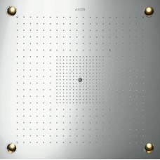 Верхній душ Axor ShowerHeaven 970х970 3jet з підсвіткою 2700 К, Stainless Steel Optic (10623800)