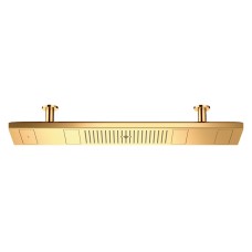 Верхній душ Axor ShowerHeaven 1200х300 4jet без підсвітки, Polished Gold Optic (10637990)