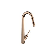 Змішувач Axor Starck 270 для кухні з витяжним виливом, Polished Red Gold (10821300)