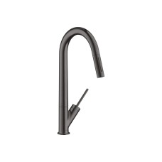 Змішувач Axor Starck 270 для кухні з витяжним виливом, Brushed Black Chrome (10821340)