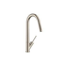 Змішувач Axor Starck 270 для кухні з витяжним виливом, Brushed Nickel (10821820)