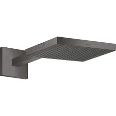 Верхній душ Axor 240х240 1jet з тримачем, Brushed Black Chrome (10925340)