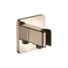 Шлангове під'єднання AXOR Fixfit Porter з тримачем, Polished Red Gold 11626300