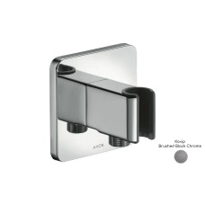 Шлангове під'єднання AXOR Fixfit Porter з тримачем, Brushed Black Chrome 11626340