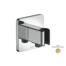 Шлангове під'єднання AXOR Fixfit Porter з тримачем, Polished Gold Optic 11626990