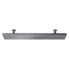 Верхній душ Axor ShowerHeaven 1200х300 4jet з підсвіткою 5000 K, Polished Black Chrome (12423330)