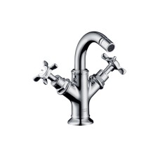 Змішувач Axor Montreux для біде двохвентильний Cross, Chrome 16520000