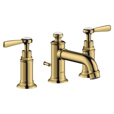 Змішувач Axor Montreux 30  для умивальника на 3 отвори Lever, Polished Gold Optic 16535990