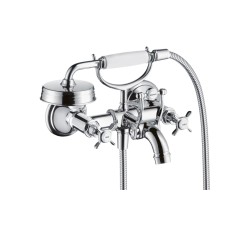 Змішувач Axor Montreux для ванни двохвентильний Cross, Chrome 16540000