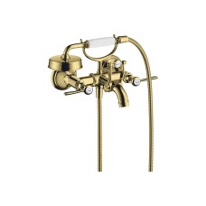 Змішувач Axor Montreux для ванни двохвентильний Lever Polished Gold Optic 16551990