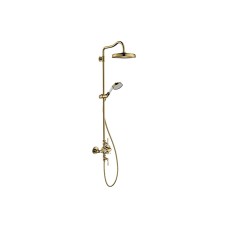 Душова система Axor Montreux з термостатом і верхнім душем 240 1jet, Polished Gold Optic (16572990)