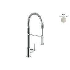 Змішувач Axor Montreux 210 для кухні Semi-Pro, Stainless Steel Finish (16582800)