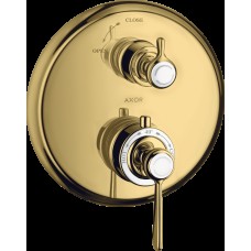 Змішувач Axor Montreux прихованого монтажу для душу Lever 16801990 Polished Gold Optic