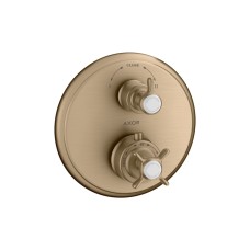 Змішувач Axor Montreux прихованого монтажу для ванни/душу Cross 16820140 Brushed Bronze