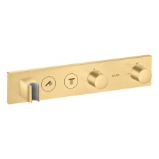 Термостат для 2-х споживачів Axor Select, прихований монтаж, Brushed Gold Optic 18355250