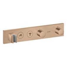 Термостат для 2-х споживачів Axor Select, прихований монтаж, Brushed Red Gold 18355310