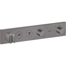 Термостат для 2-х споживачів Axor Select прихованого монтажу Brushed Black Chrome 18355340