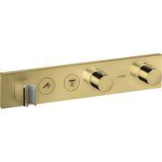 Термостат для 2-х споживачів Axor Select, прихований монтаж, Polished Gold Optic 18355990