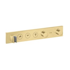Термостат для 3-х споживачів Axor Select прихований монтаж, Brushed Gold Optic 18356250