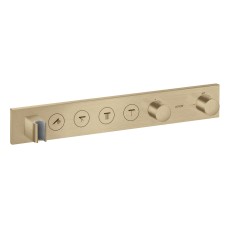 Термостат для 4-х споживачів Axor Select прихованого монтажу, Brushed Bronze 18357140