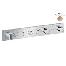 Термостат для 4-х споживачів Axor Select, прихований монтаж, Polished Red Gold 18357300