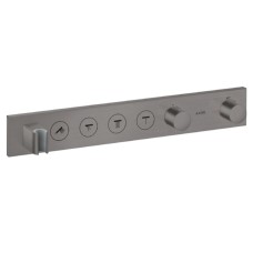 Термостат для 4-х споживачів Axor Select прихованого монтажу Brushed Black Chrome 18357340