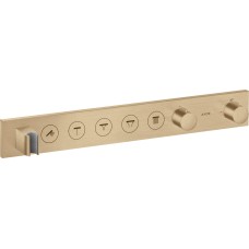 Термостат для 5-х споживачів AXOR Select прихований монтаж Brushed Bronze 18358140