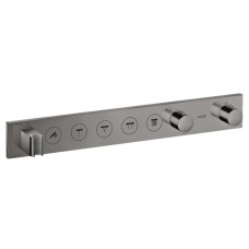 Термостат для 5-х споживачів AXOR Select прихований монтаж Polished Black Chrome 18358330