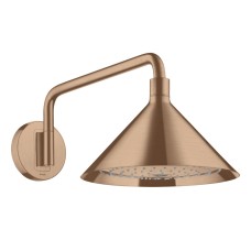 Верхній душ Axor 240 2jet з тримачем Brushed Red Gold (26021310)