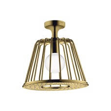 Верхній душ Axor LampShower 275 1jet з тримачем до стелі, Polished Gold Optic (26032990)