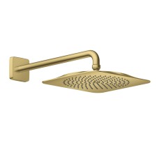 Верхній душ Axor Citterio C 270х270 1jet P зі стіновим кронштейном, Polished Gold Optic (28790990)