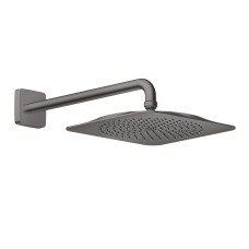 Верхній душ Axor Citterio C 270х270 1jet EcoSmart+ P зі стіновим кронштейном, Polished Black Chrome (28791330)