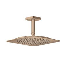 Верхній душ Axor Citterio C 270х270 1jet P зі стельовим кронштейном 100 мм, Polished Red Gold (28792300)