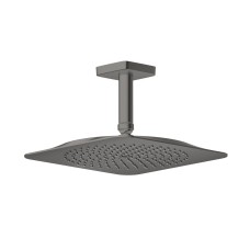 Верхній душ Axor Citterio C 270х270 1jet P зі стельовим кронштейном 100 мм, Brushed Black Chrome (28792340)