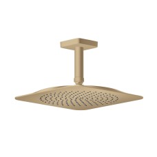 Верхній душ Axor Citterio C 270х270 1jet EcoSmart+ P зі стельовим кронштейном 100 мм, Brushed Bronze (28793140)