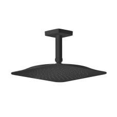 Верхній душ Axor Citterio C 270х270 1jet EcoSmart+ P зі стельовим кронштейном 100 мм, Matt Black (28793670)