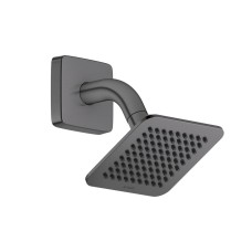 Верхній душ Axor Citterio C 120x120 1jet EcoSmart зі стіновим кронштейном, Brushed Black Chrome (28810340)