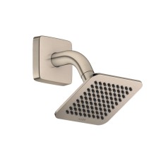 Верхній душ Axor Citterio C 120x120 1jet EcoSmart зі стіновим кронштейном, Brushed Nickel (28810820)