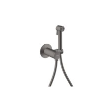 Комплект гігієнічного душу AXOR S на змішану воду Brushed Black Chrome (29242340)