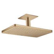 Верхній душ Axor 460х300 1jet з тримачем до стелі, Brushed Bronze (35277140)