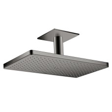 Верхній душ Axor 460х300 1jet з тримачем до стелі, Polished Black Chrome (35277330)
