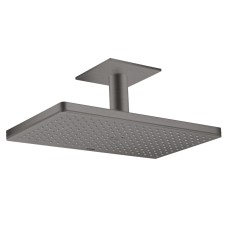 Верхній душ Axor 460х300 1jet з тримачем до стелі, Brushed Black Chrome (35277340)