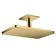 Верхній душ Axor 460х300 1jet з тримачем до стелі, Polished Gold Optic (35277990)