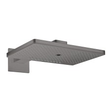 Верхній душ Axor 460х300 3jet з тримачем square, Brushed Black Chrome (35282340)